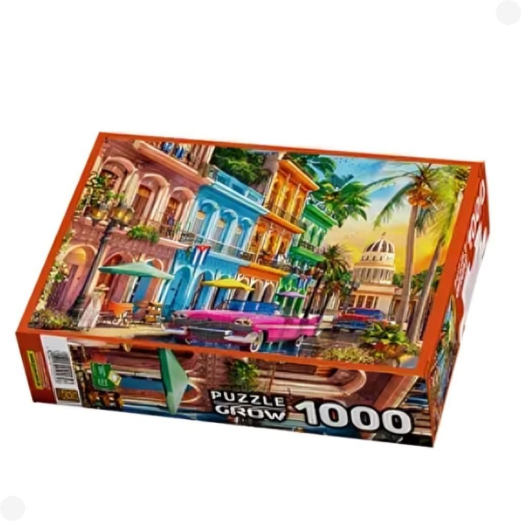 Quebra-cabeças Por Do Sol Em Havana 1000 Peças 04571 - Grow
