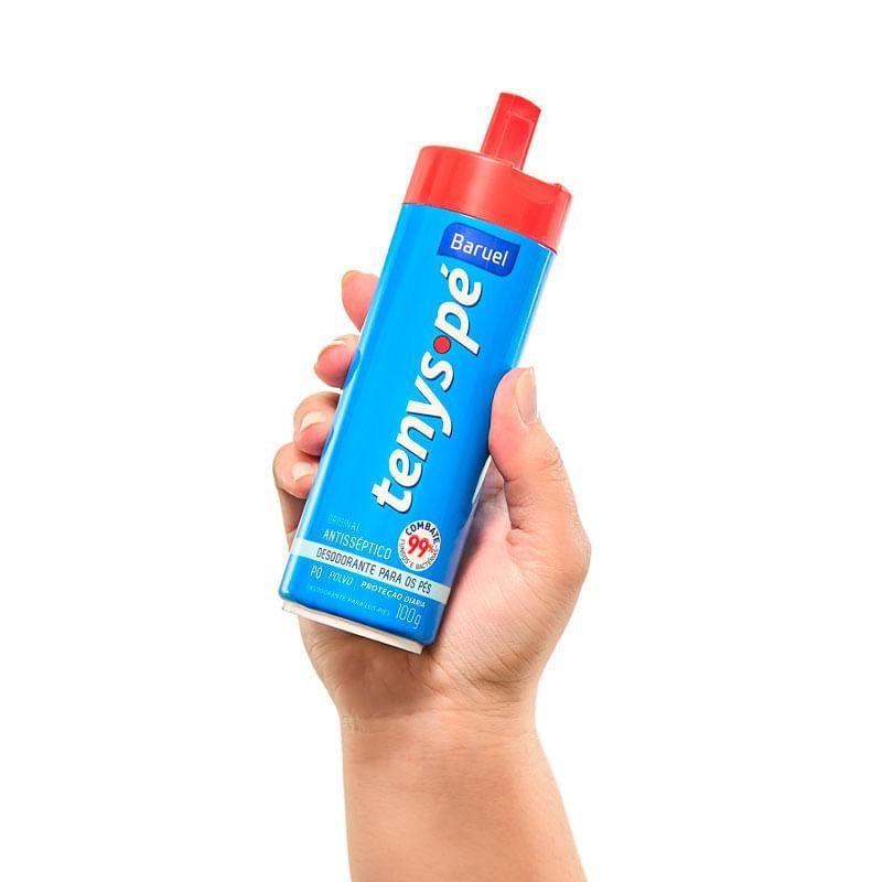 Desodorante Para Os Pés Tenys Pé Baruel Original Em Pó 100g