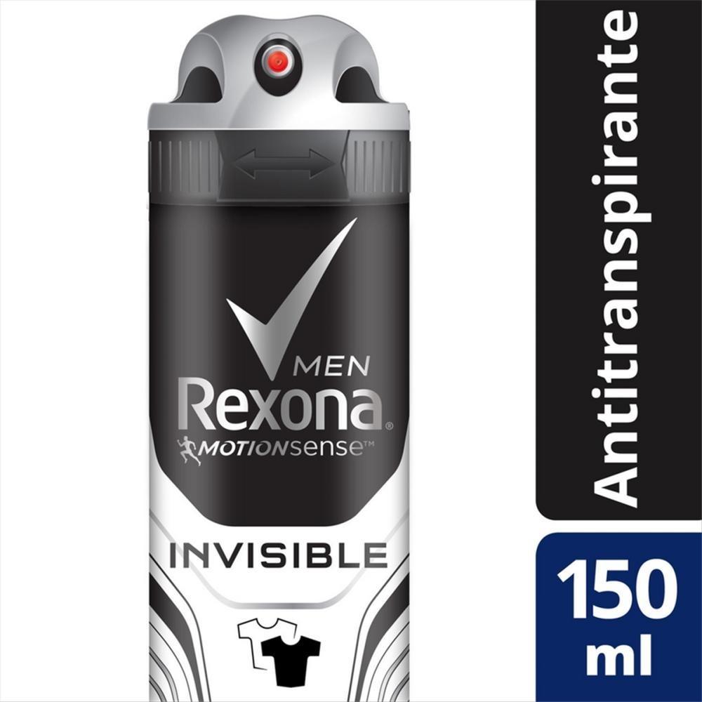 Desodorante Aerosol Rexona Men Invisible 150ml