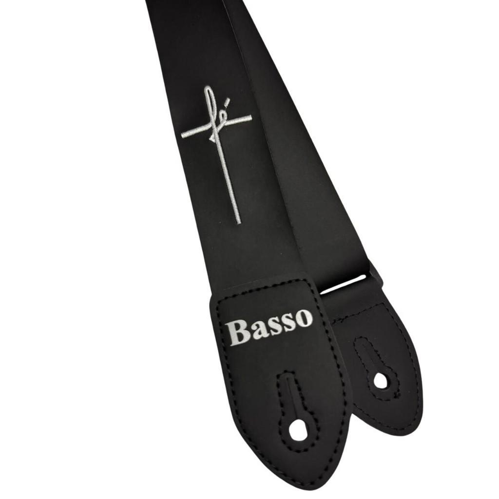 Correia P/Violão Guitarra E Contra Baixo Basso Ny01_fé + 02 Palhetas