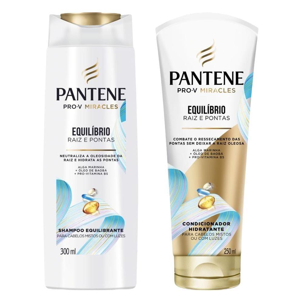 Kit Shampoo 300ml + Condicionador Raiz E Pontas Bisnaga 250ml