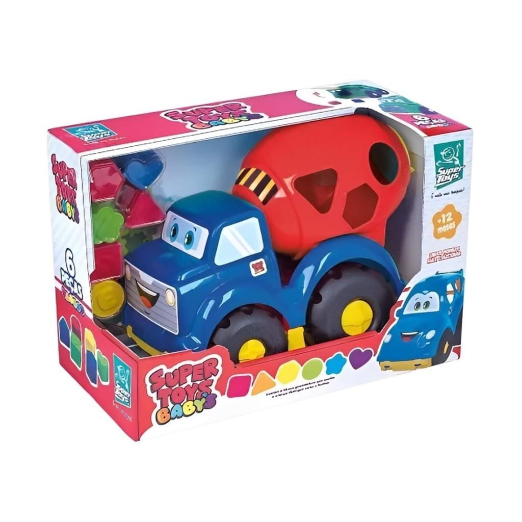 Brinquedo Didático Caminhão Betoneira Super Toys - 389