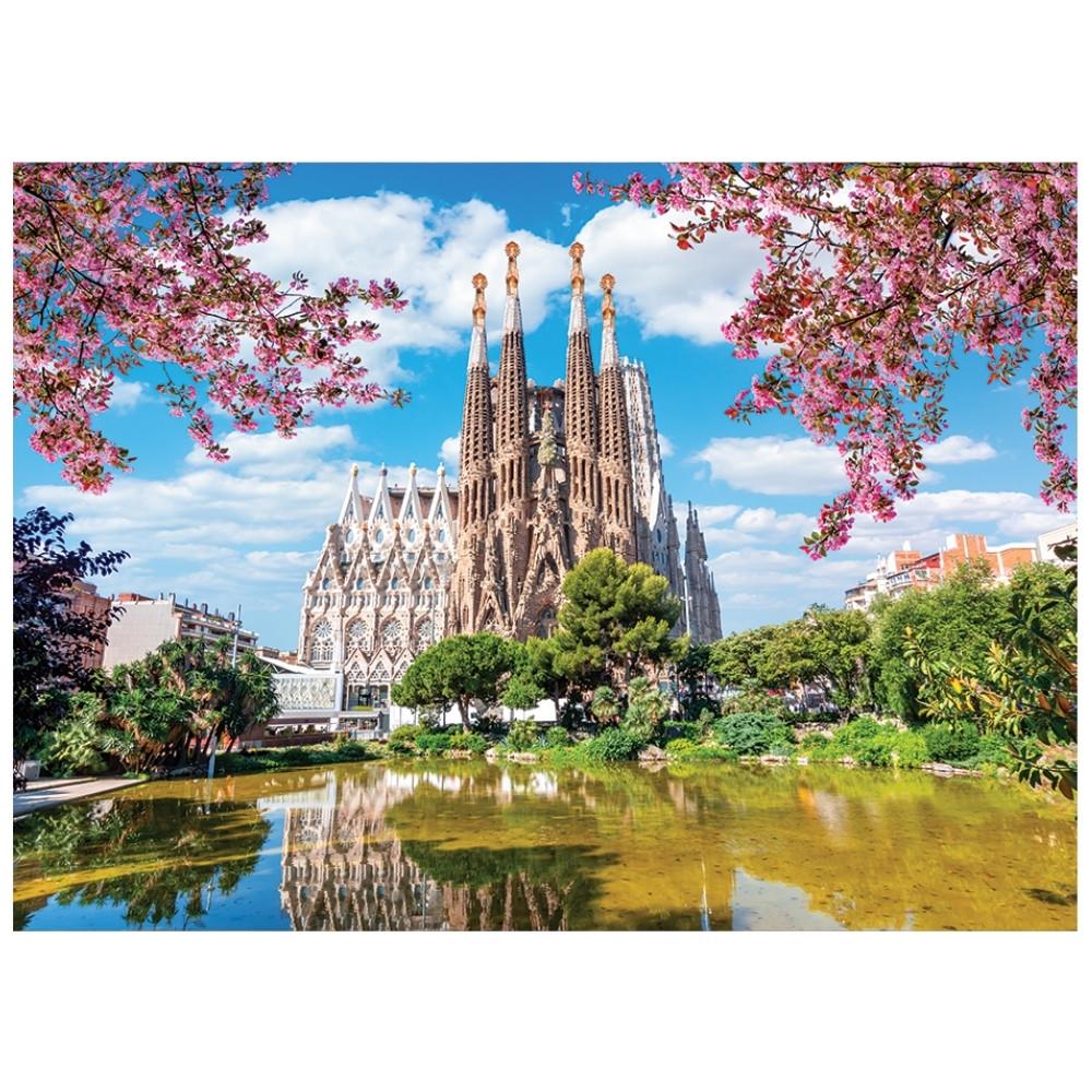 Quebra Cabeça Sagrada Família 500 Peças Ggb Brinquedo Puzzle Turístico Barcelona Basílica Igreja Esp