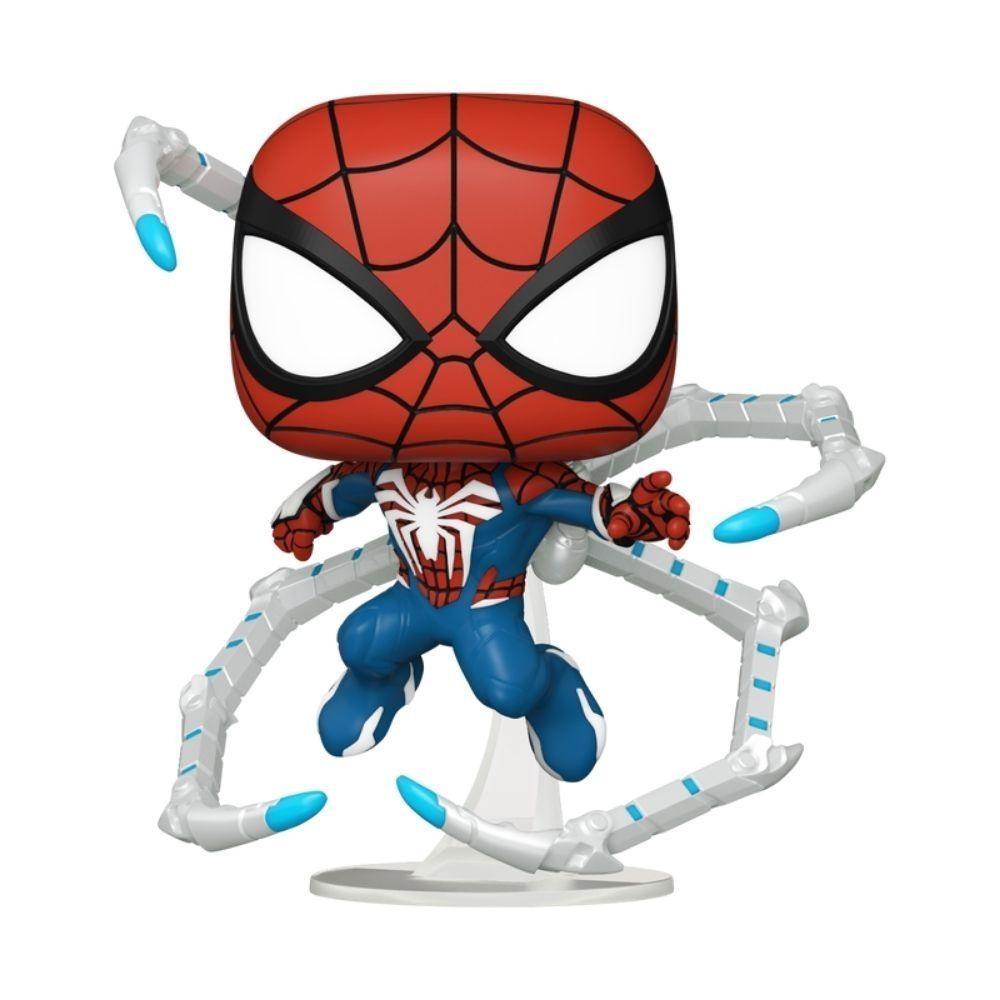 Boneco Funko Pop Games Spiderman 2 Peter Parker Adv Suit 2.0