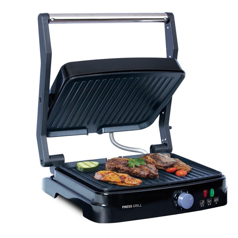 Grill Elétrico Mallory Asteria Preto E Inox - 127V