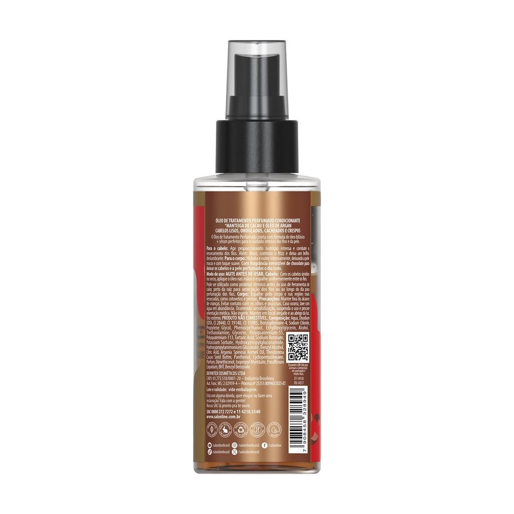 Kit Cachos Dos Sonhos Multy Com 2 Óleos Perfumados + Creme De Tratamento