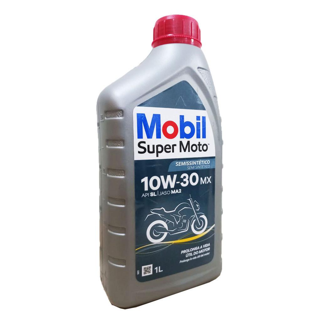 Óleo Mobil 10w30 Semissintético Super Moto 4 Tempos 1 Litro