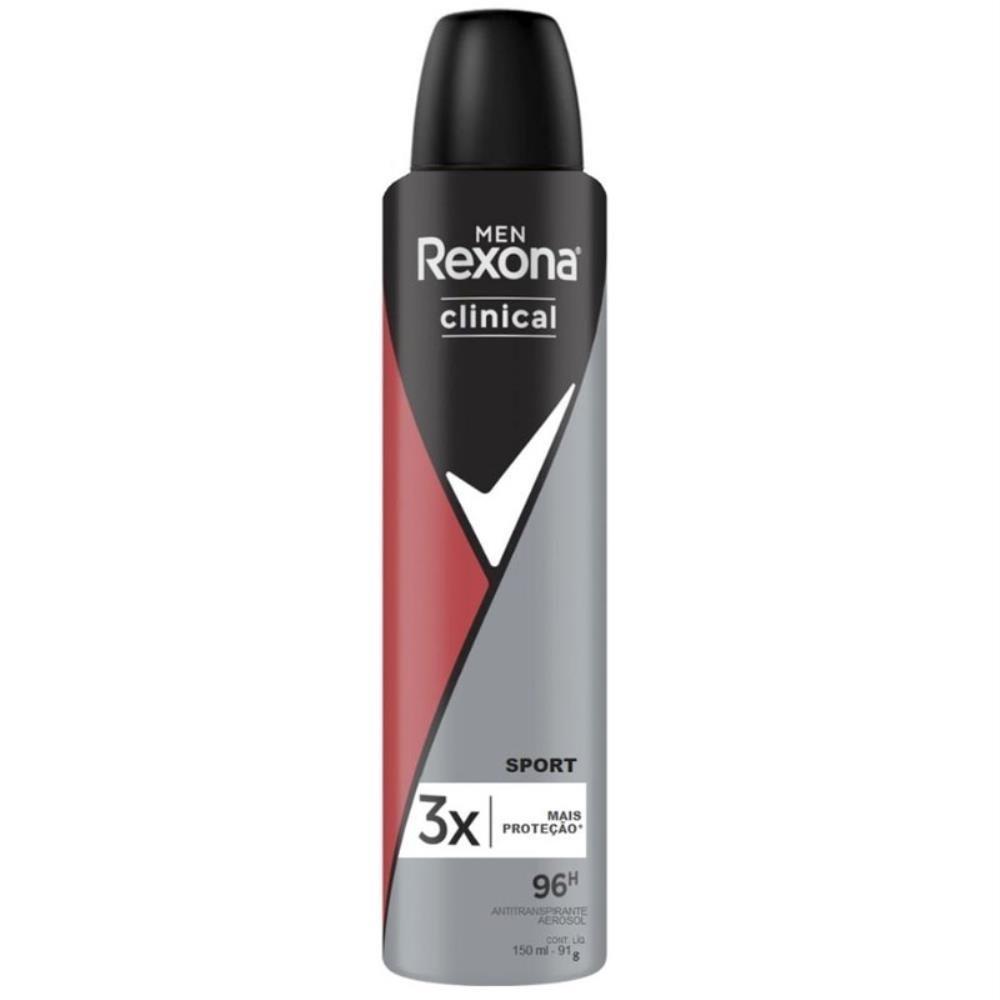 Rexona Men Clinical Desodorante Aerossol Sport Com 150ml