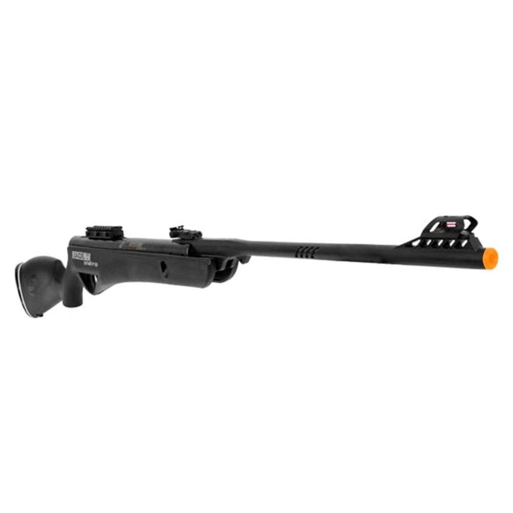 Carabina Espingarda Rifle De Pressão Jade PRO Nitro Preta 6.35mm - Cbc + Acessórios