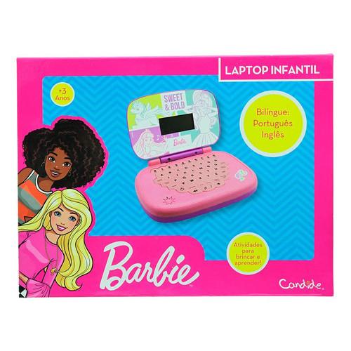 Laptop Infantil Educativo Bilíngue Candide Barbie