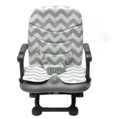 Cadeirinha De Alimentação Portátil Cloud Cinza Premium Baby