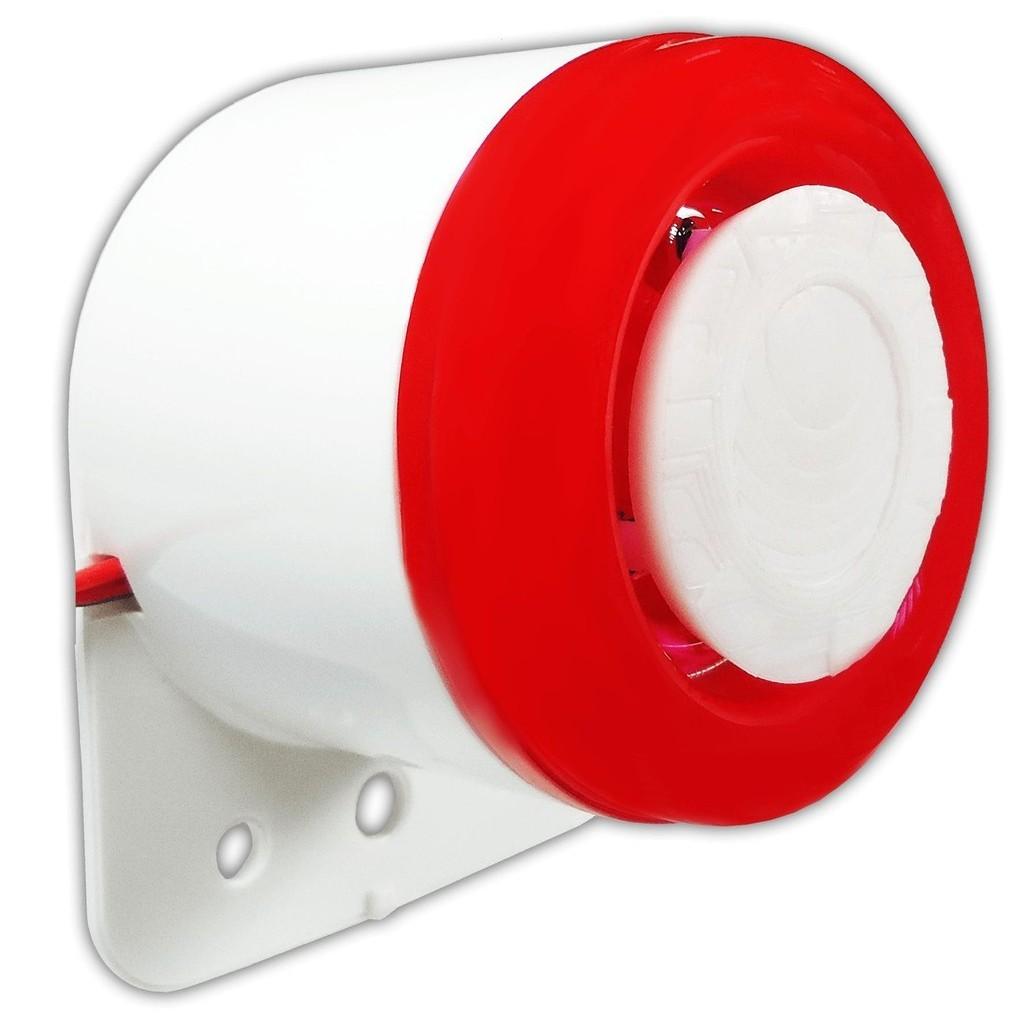 Sirene Com Iluminação Para Áreas Externas E Internas Bivolt 12/24 V - Dni