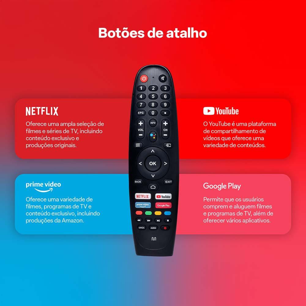 Smart TV Dled 32 HD Multi Essencial Android 11 3hdmi 2USB Wi-fi Bluetooth - Tl062m