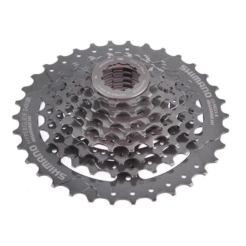 Cassete 8V Shimano Cs-hg31 11/34d - Megarange - Preto