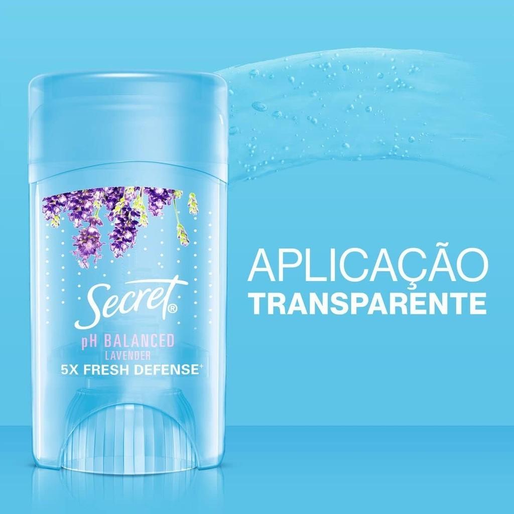 Desodorante Secret Em Gel Ph Balanced Lavender 45G