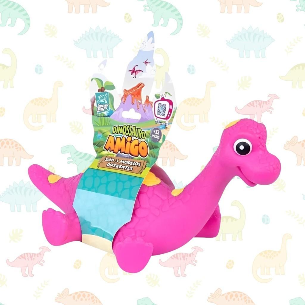 Brinquedo Dinossauro Amigo Lapela Sortido E Unitário Super Toys - 504