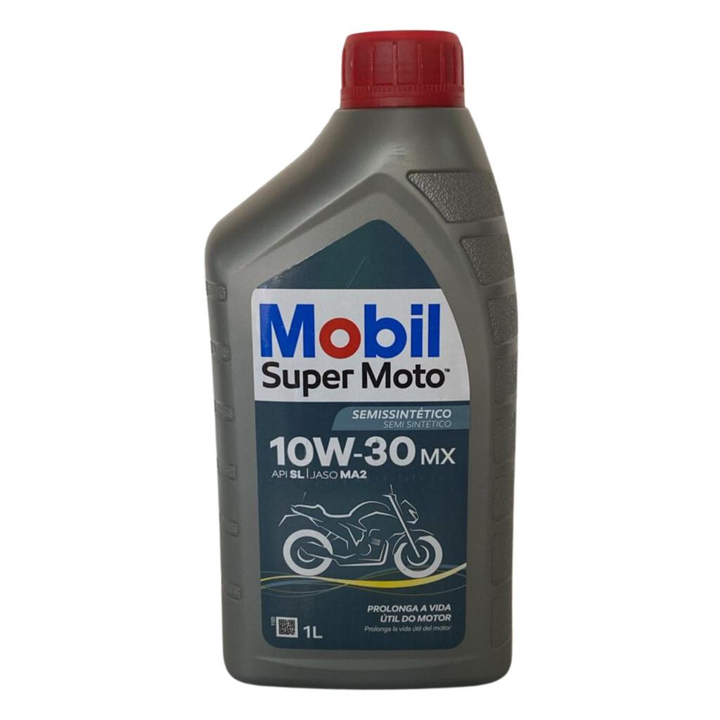 Kit Troca Oleo 10w30 Semi-sintético Mobil Filtro Moto Honda Cb Xre Nx 300 400 Crf 250 Tornado Falcon Twister