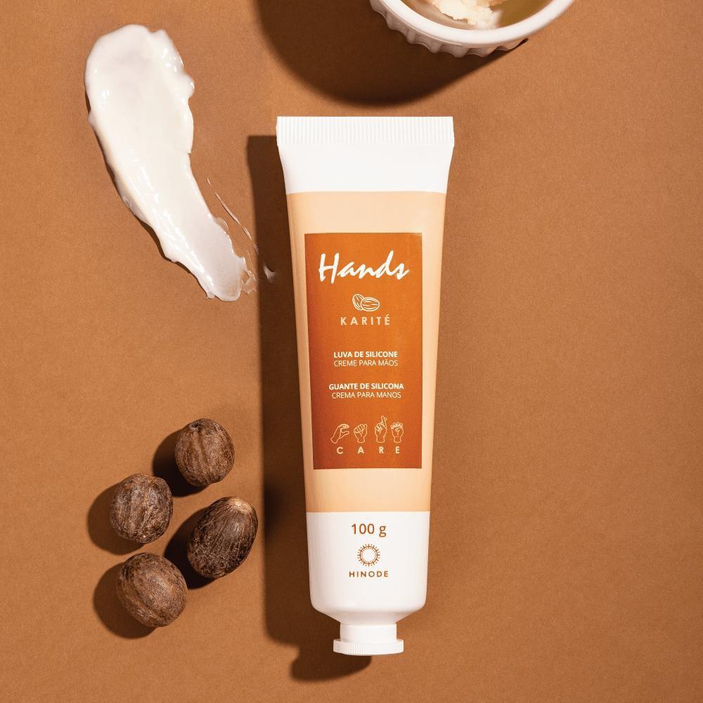 Luva De Silicone Karité Creme Para As Mãos Hands 100g