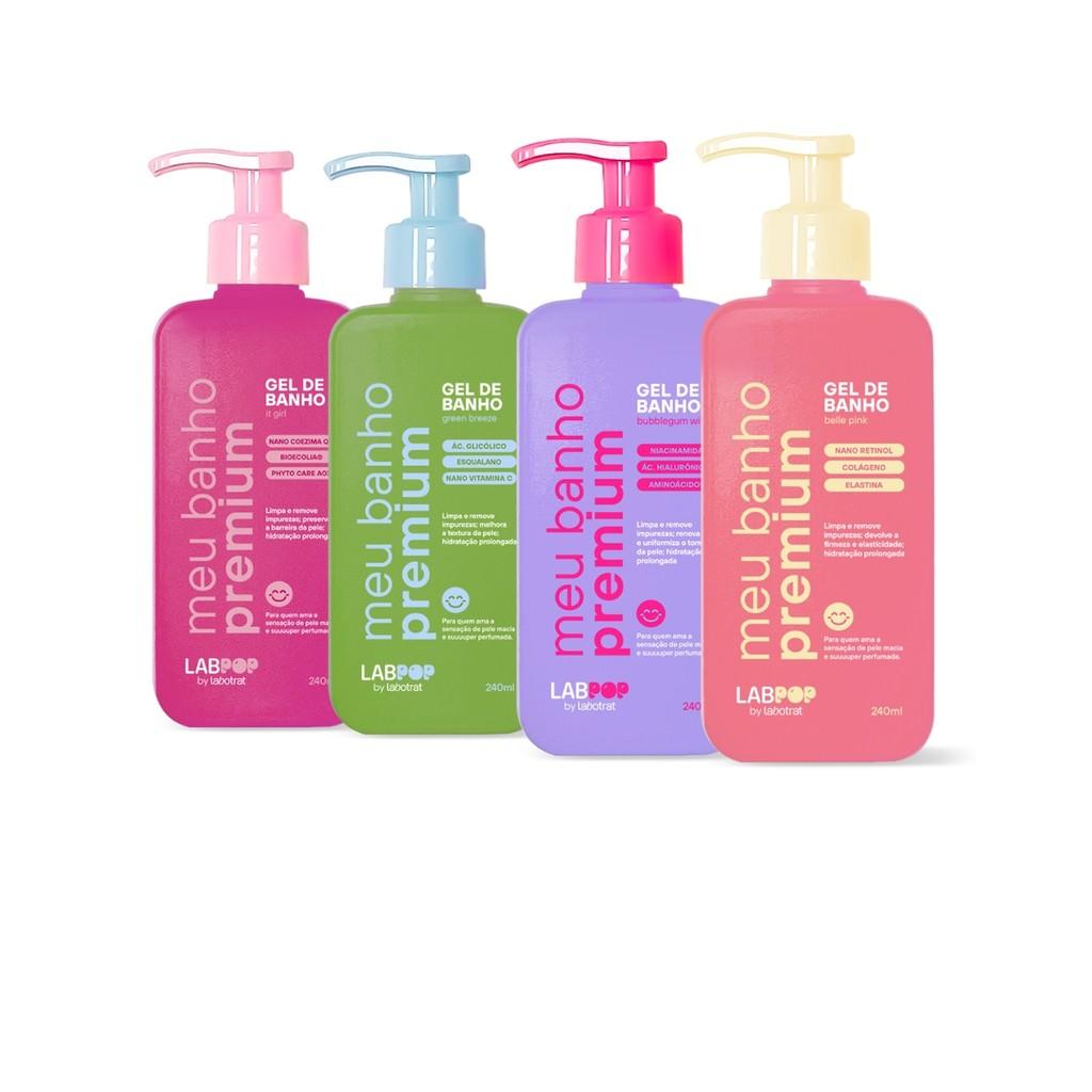 Gel Banho Premium Hidrata Nutre Pele Labpop Labotrat 240ml