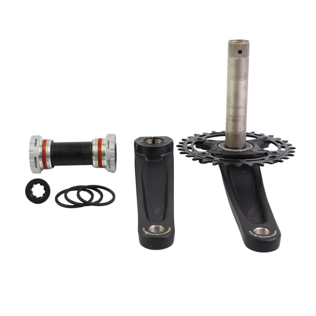 Pedivela Shimano Fc Mt510 Integrado 175mm Coroa 32D C/Movimento Central BB52 - 1x12v/12V