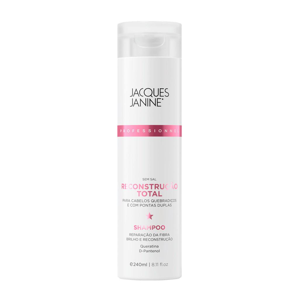 Shampoo Sem Sal Reconstrução Total Jacques Janine 240ml
