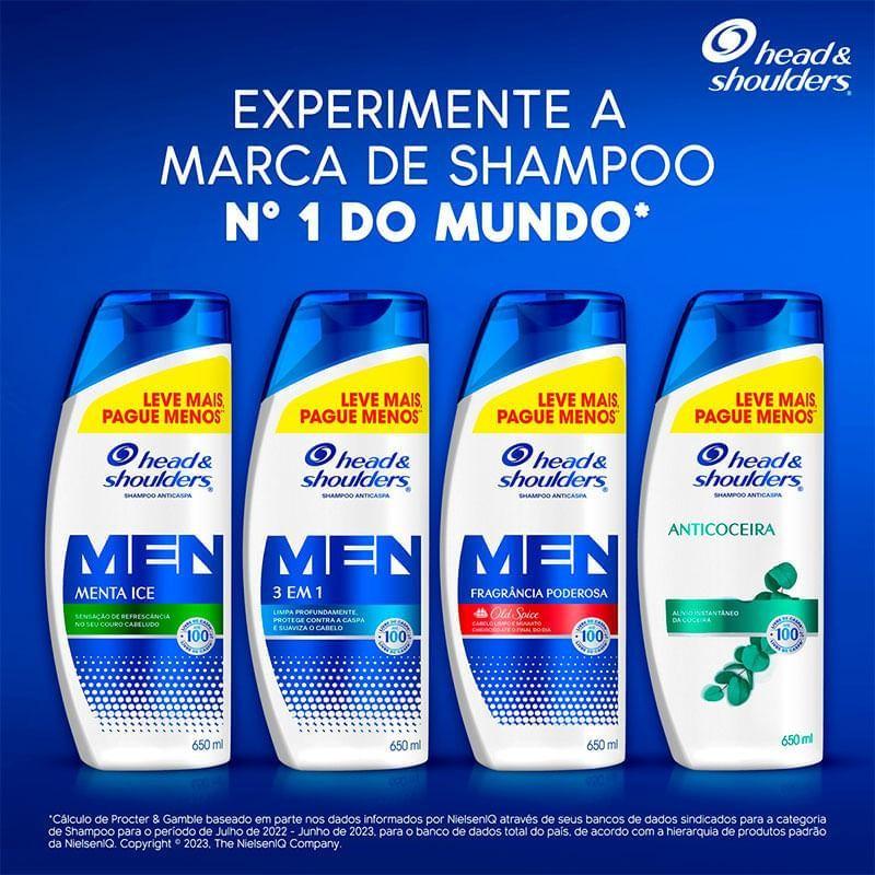Shampoo Anticaspa Head Shoulders Men 3 Em 1 650ml