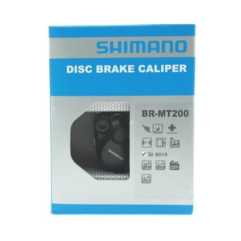 Pinça De Freio Hidráulico Shimano Altus Br-mt200 Dianteiro Ou Traseiro - Preto