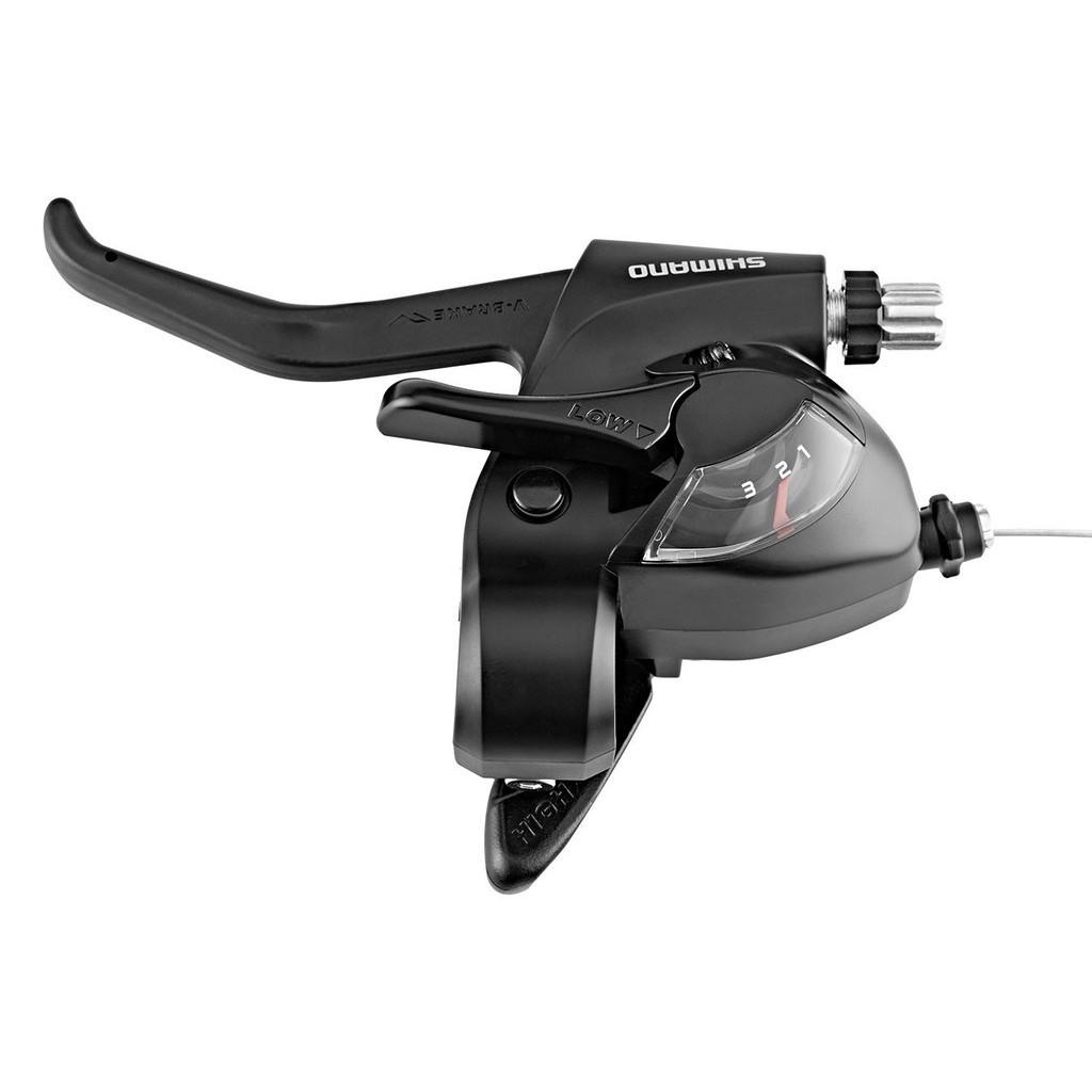 Par Alavanca Câmbio/freio Shimano Tourney St-ef41 Ez Fire V-brake Ou Disco Mecânico - 3X7V