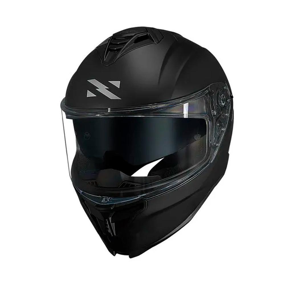 Capacete Fechado Strada Ii Monocolor Preto Fosco Norisk