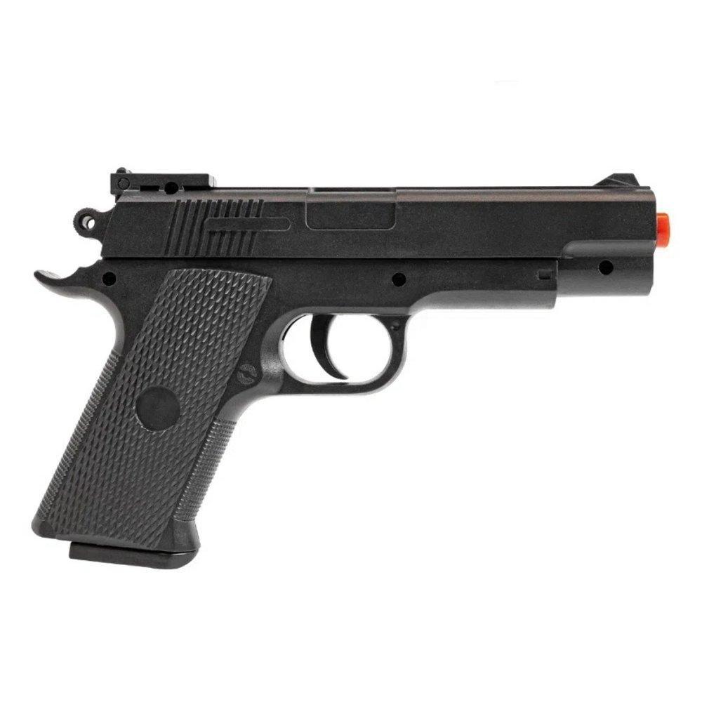 Pistola De Airsoft Vg 1911 Short V92 Mola 6mm - Rossi + Bbs