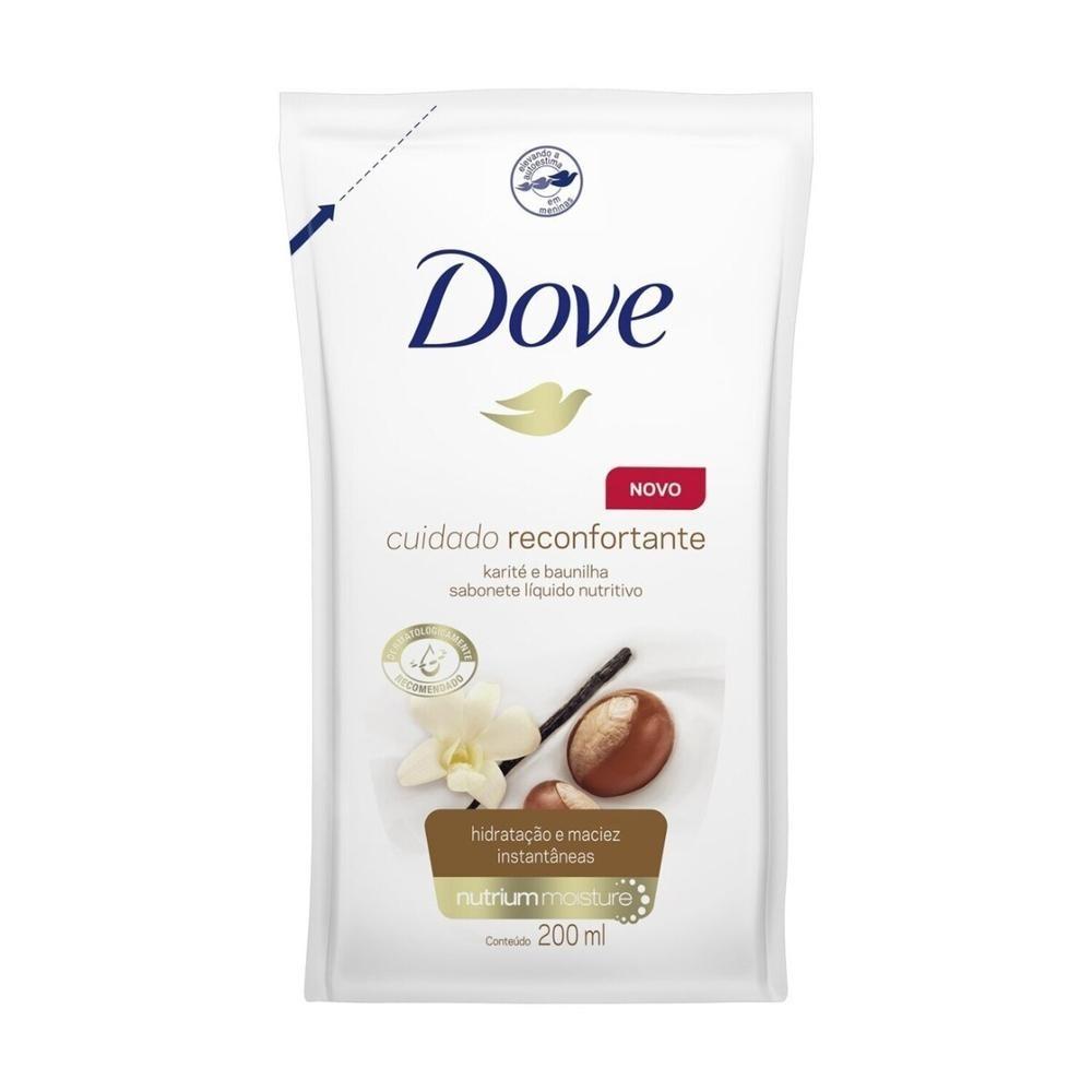 Sabonete Liquido Dove Karite E Baunilha Refil 200ml