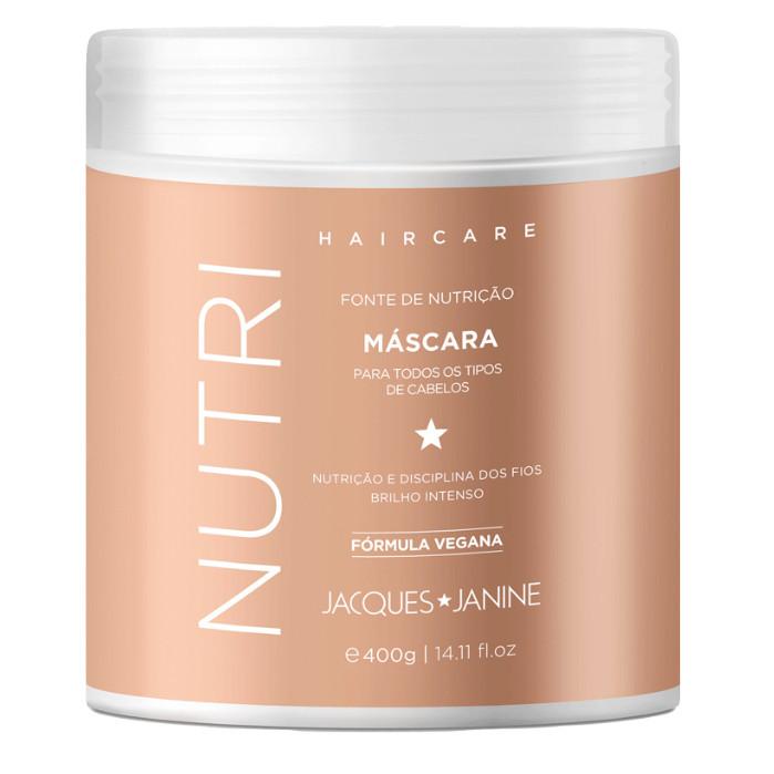 Kit Jacques Janine Hair Care Nutri Shampoo 450ml Condicionador 440ml Máscara Creme Nutrição 400g