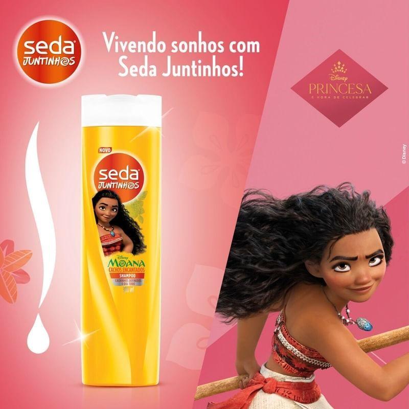 Shampoo Seda Juntinhos Moana Cachos Encantados 300ml
