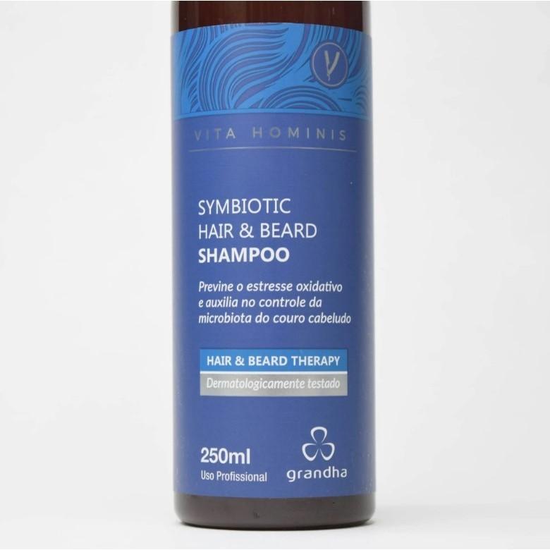 Grandha Shampoo Masculino Barba Symbiotic Hair Beard 250ml