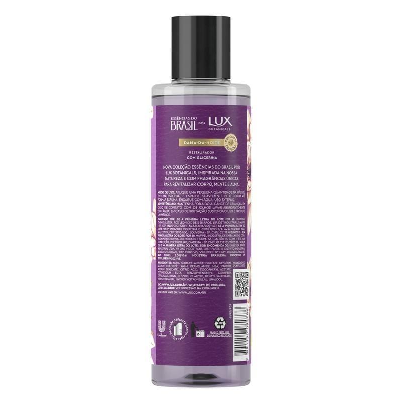 Sabonete Líquido Lux Botanicals Essências Do Brasil Dama Da Noite 300ml