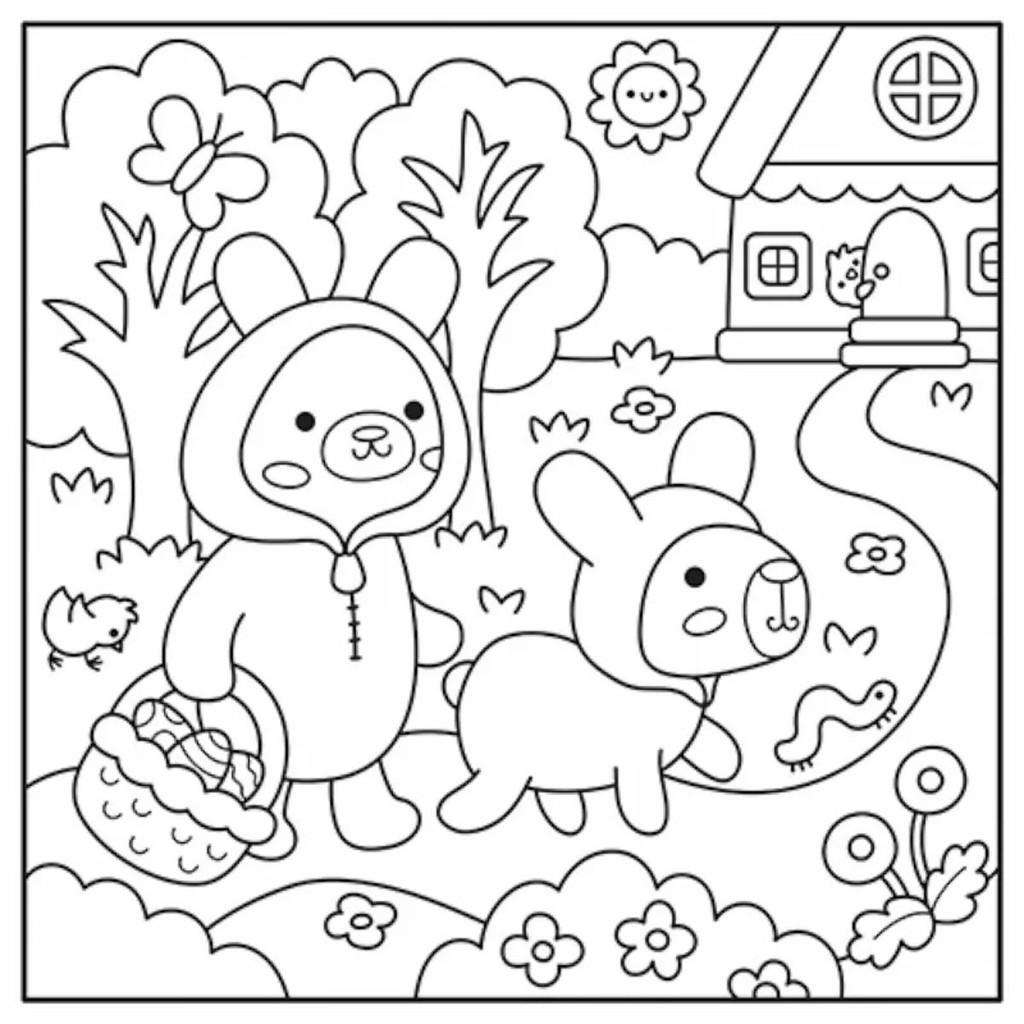 Livro Comfy Cozy Books Fuzzy And Cute Para Colorir