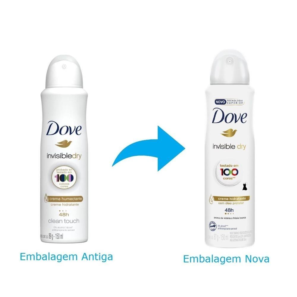 Desodorante Aerosol Dove Invisible Dry 150ml