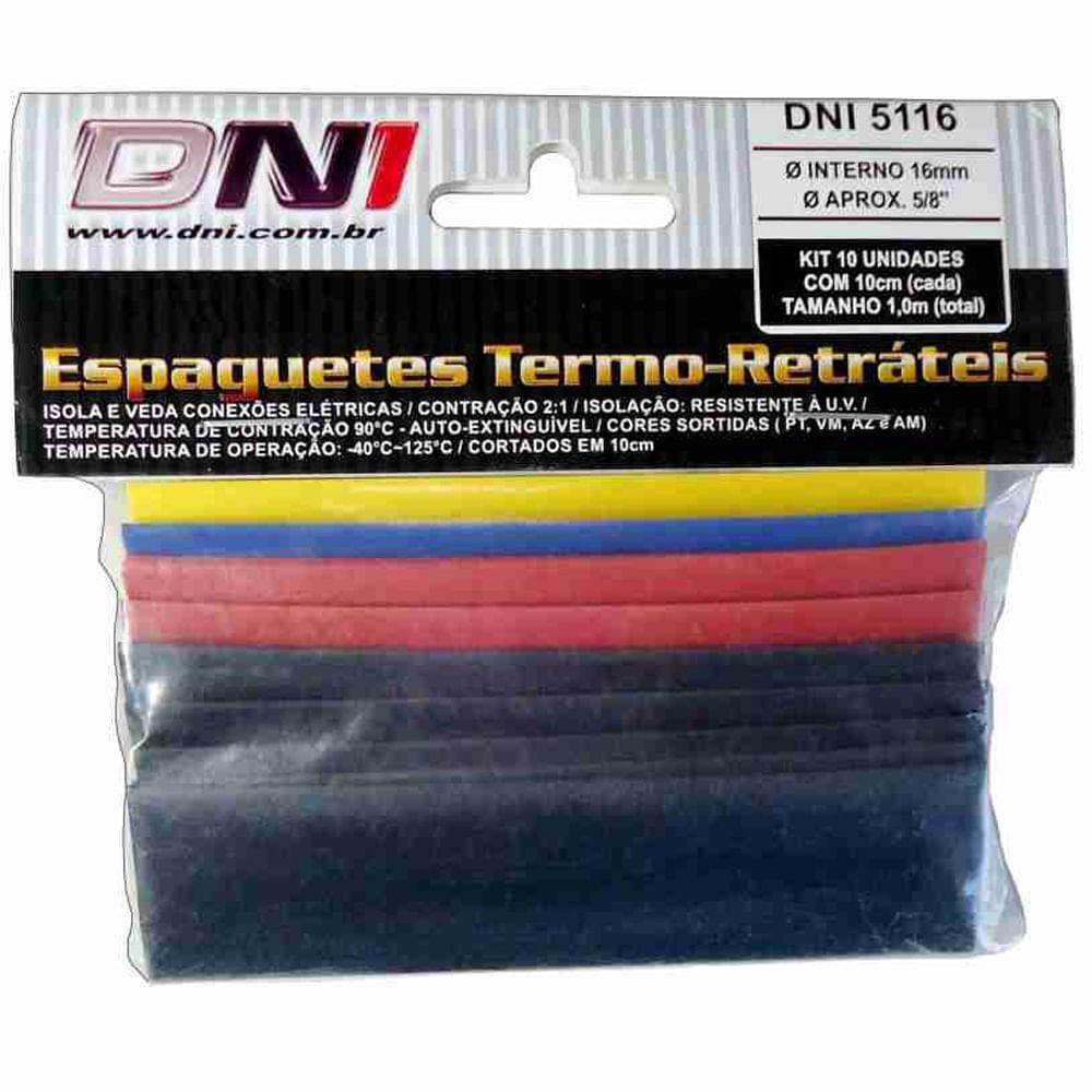 Espaguete Termo Retrátil 16mm - Dni