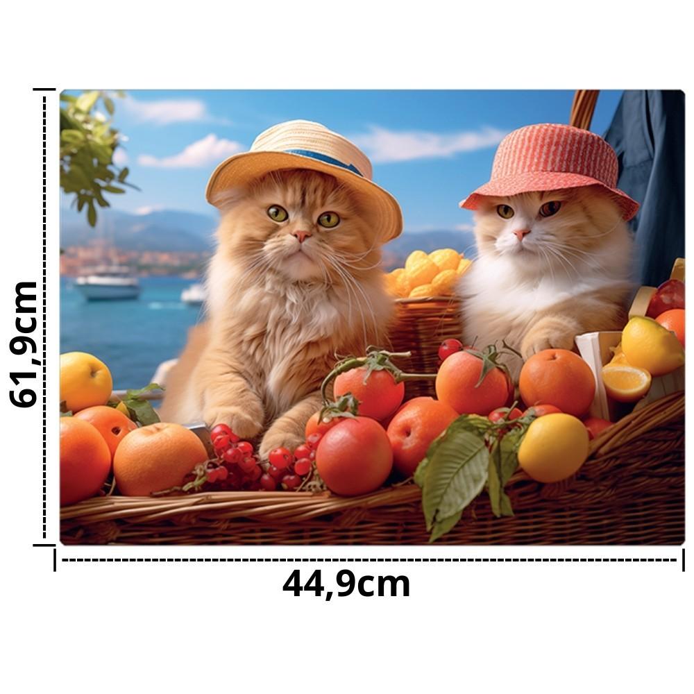 Quebra Cabeça Gatinhos Na Praia 300 Peças Texturadas Game Office Toyster Puzzle Mentes Ativas Gatos