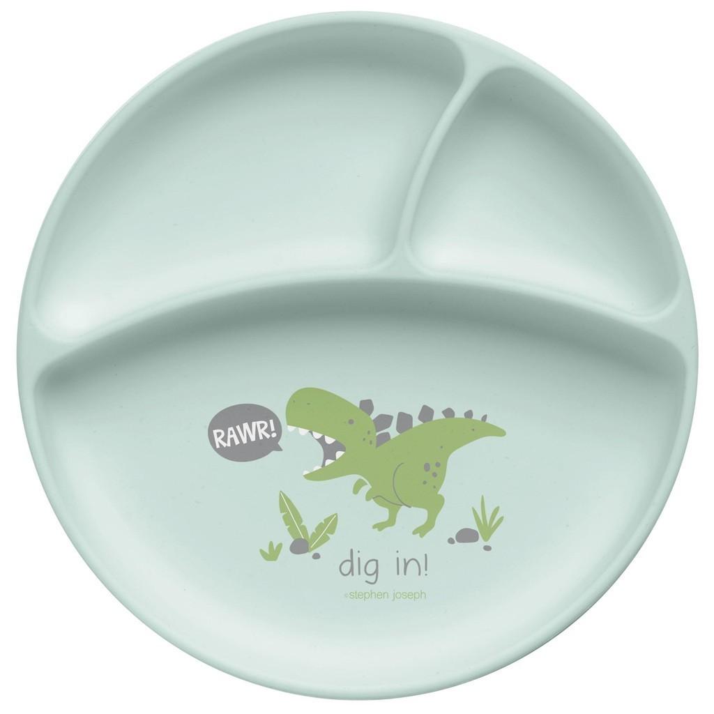 Prato De Silicone Dino Stephen Joseph