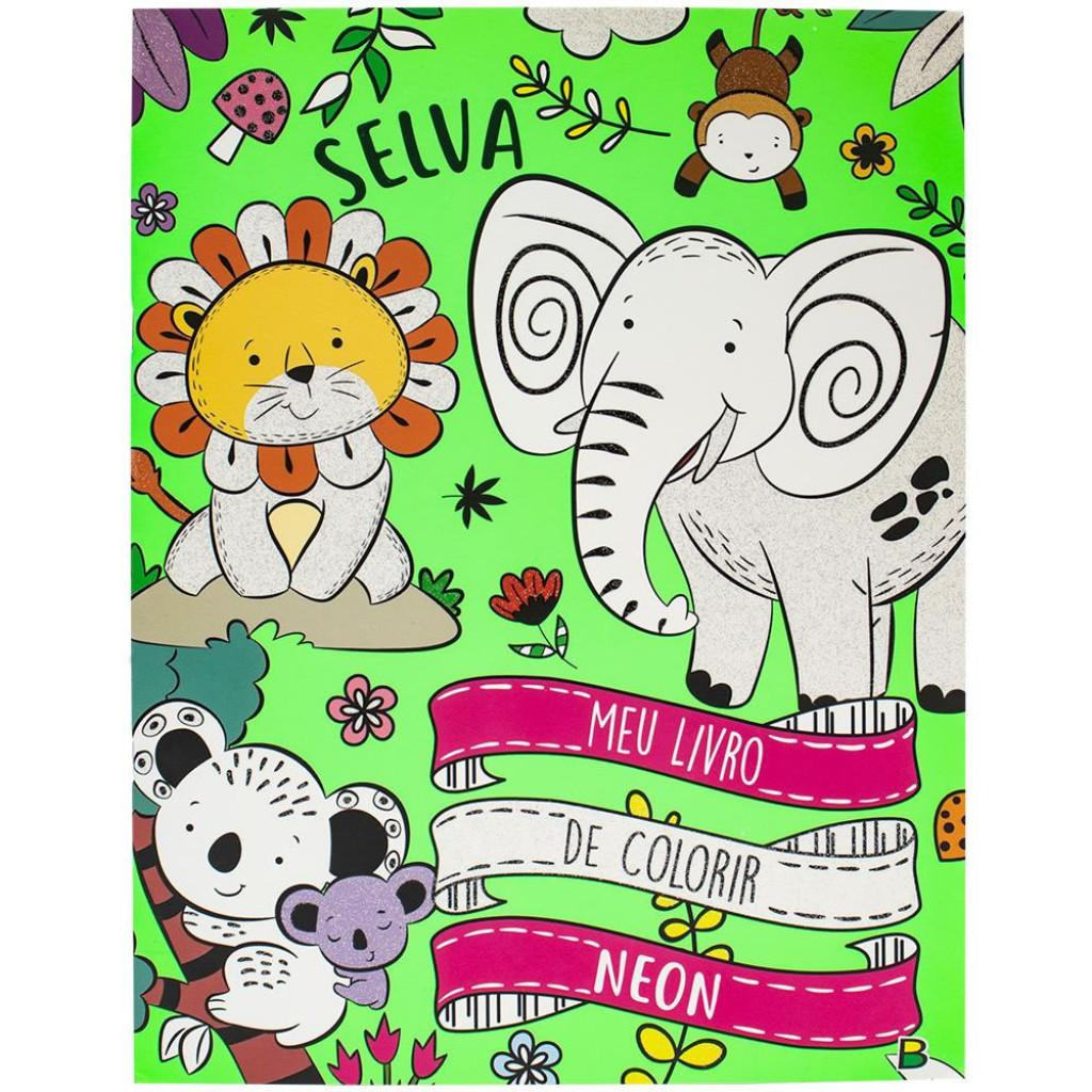 Meu Livro De Colorir Neon Selva