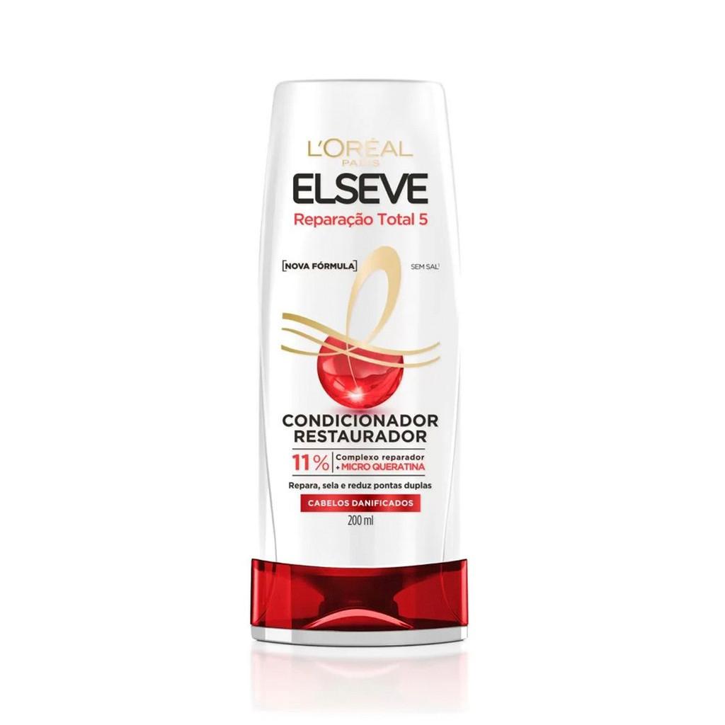 Kit Elseve Shampoo + Condicionador + Másc Reparação Total 5