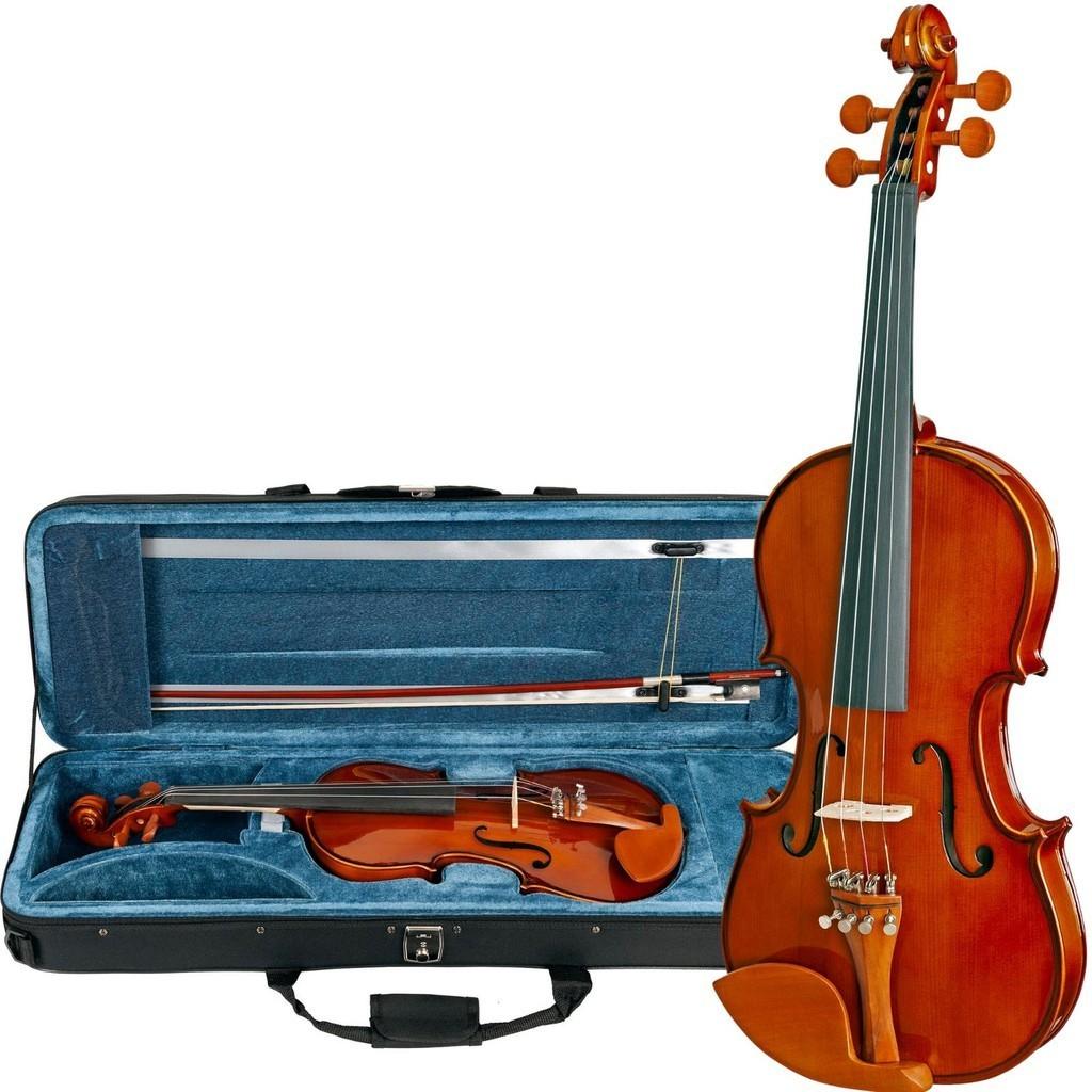 Kit Violino Eagle Ve441 4/4 + Estojo Estante Espaleira Afinador