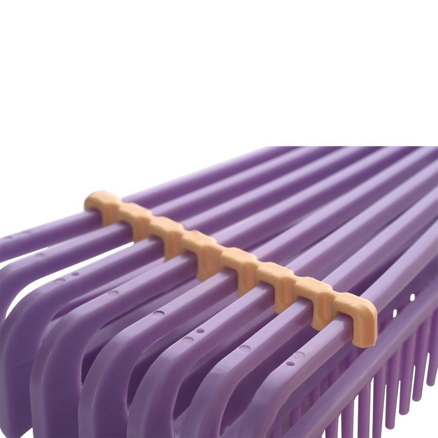 Escova Desembaraçar Cachos Pente Polvo Cabelo Afro Flexivel