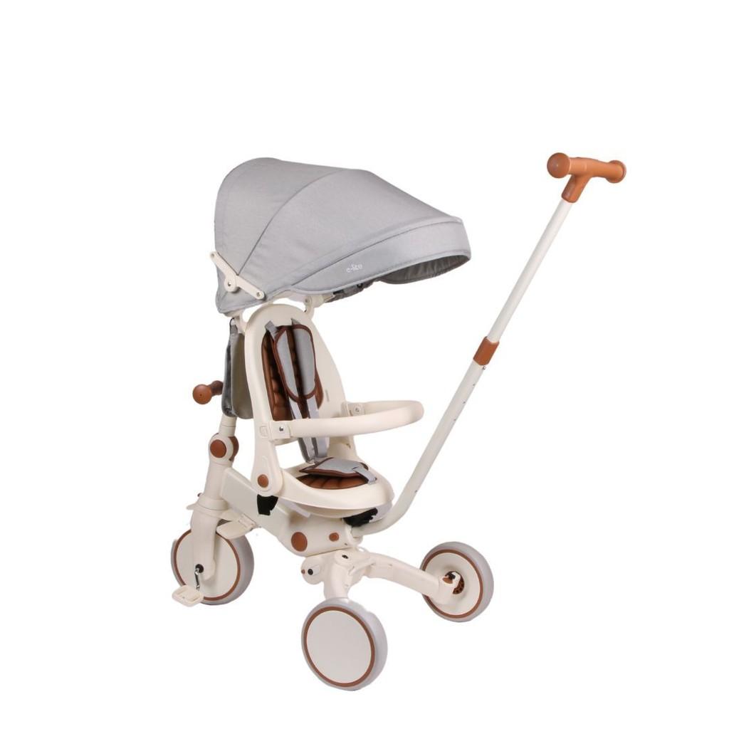 Triciclo E-lite Trike C/Pedal Off White Cinza Premium Baby