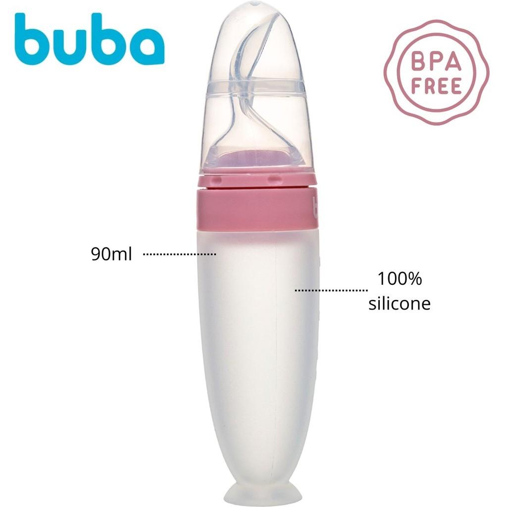 Colher Dosadora Em Silicone Com Ventosa - Buba