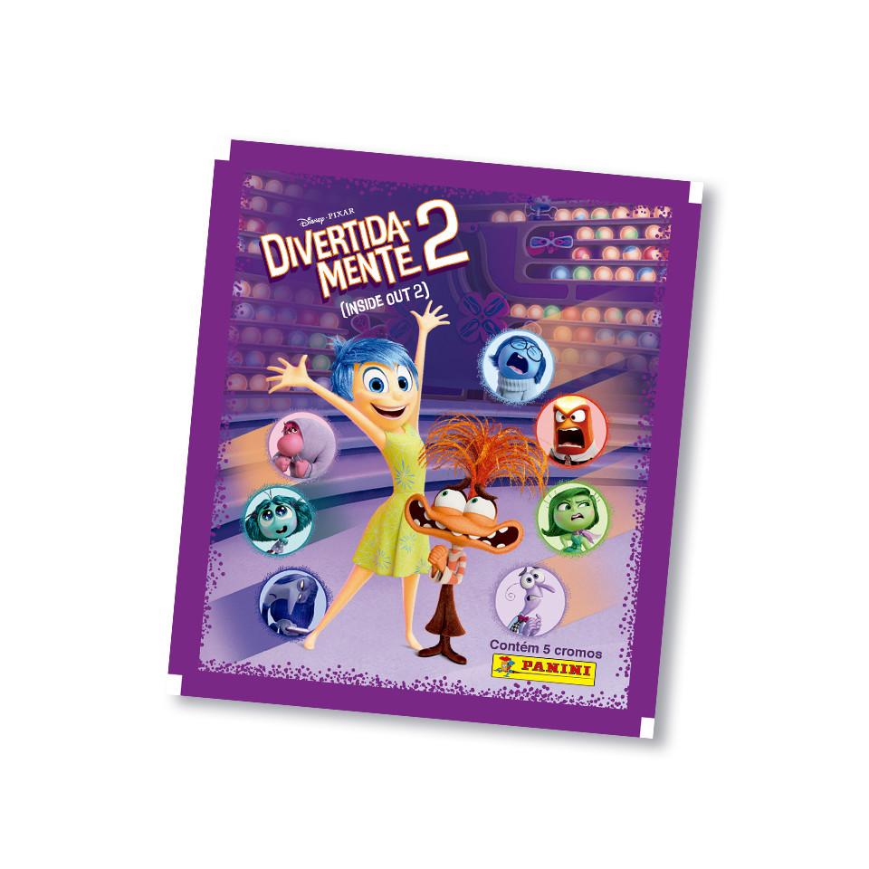 Divertida Mente 2 - Contém 18 Envelopes (90 Figurinhas) - Divertidamente Disney Pixar Oficial Panini