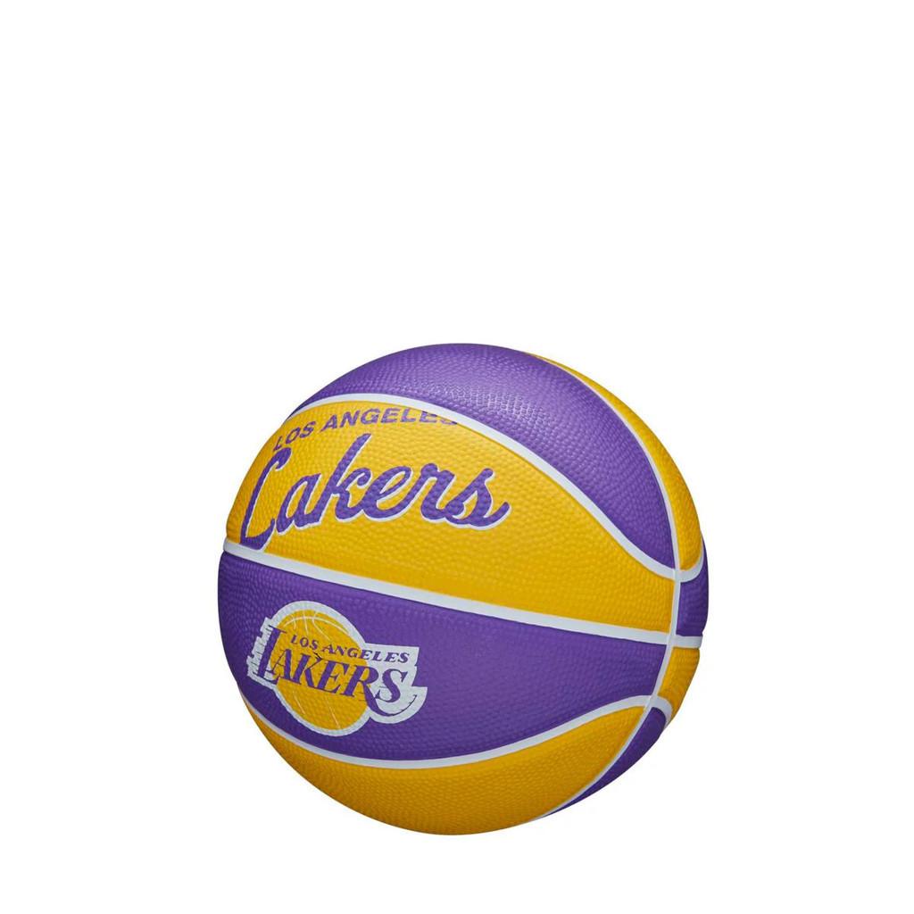 Bola De Basquete Nba Team Retrô Mini La Lakers - Wilson