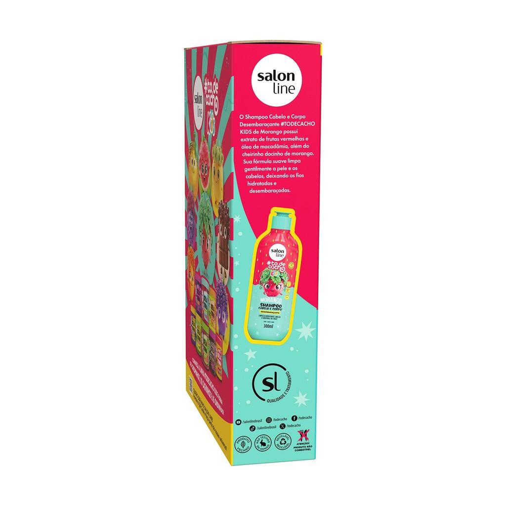Kit Shampoo E Condicionador Morango #todecacho Kids