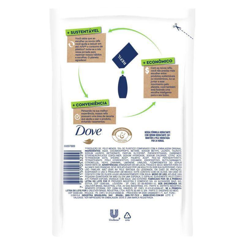 Sabonete Liquido Dove Nutrição Profunda Refil 200ml